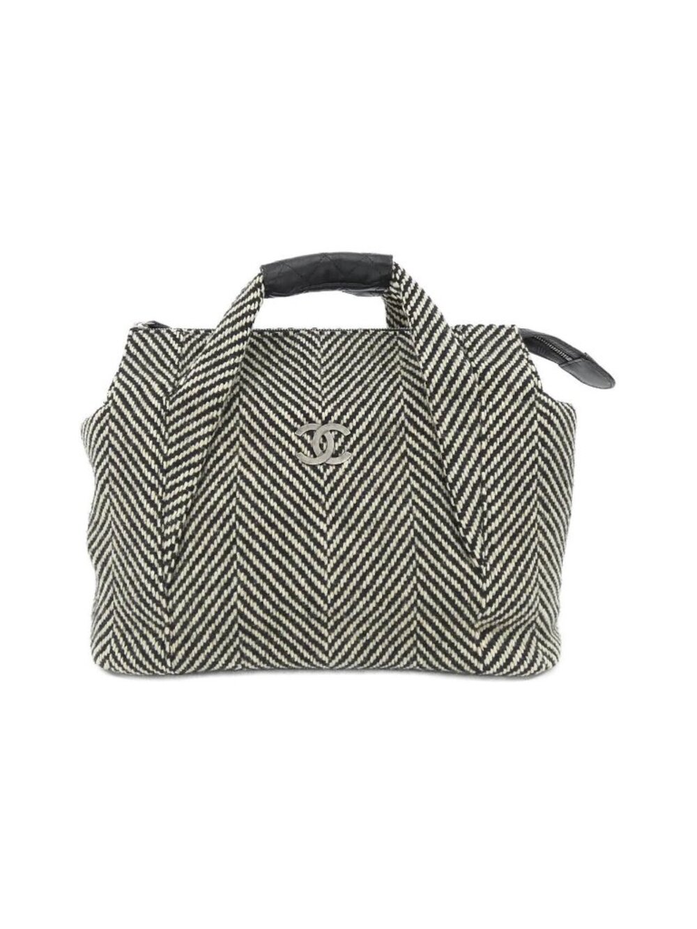Chanel Vintage Bag Handbag Black